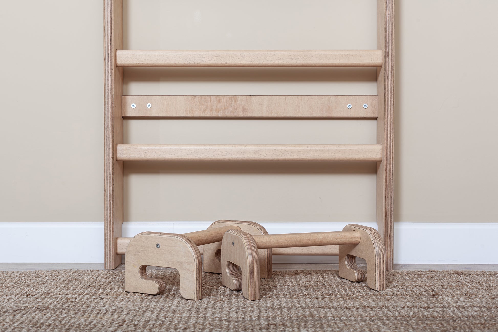 beech wood push-up bars