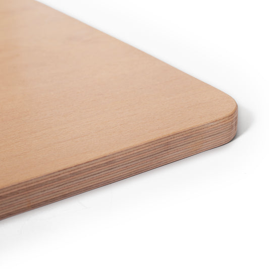 MowoFit modular wooden desk attachment crafted from solid Beech wood for home office and shelving use.